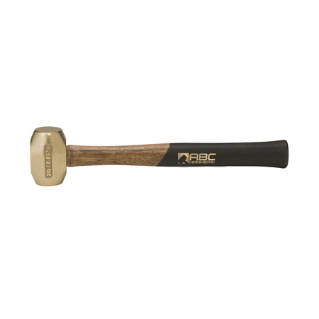 Abc Hammers 2 lb. Brass Hammer with 12.5" Wood Handle ABC2BW